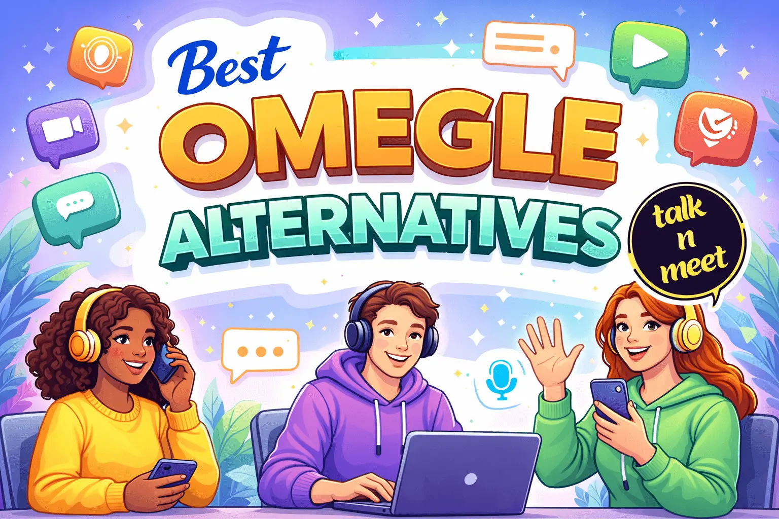 blog-Best Omegle Alternatives to Talk to Strangers (Voice & Text Chat)