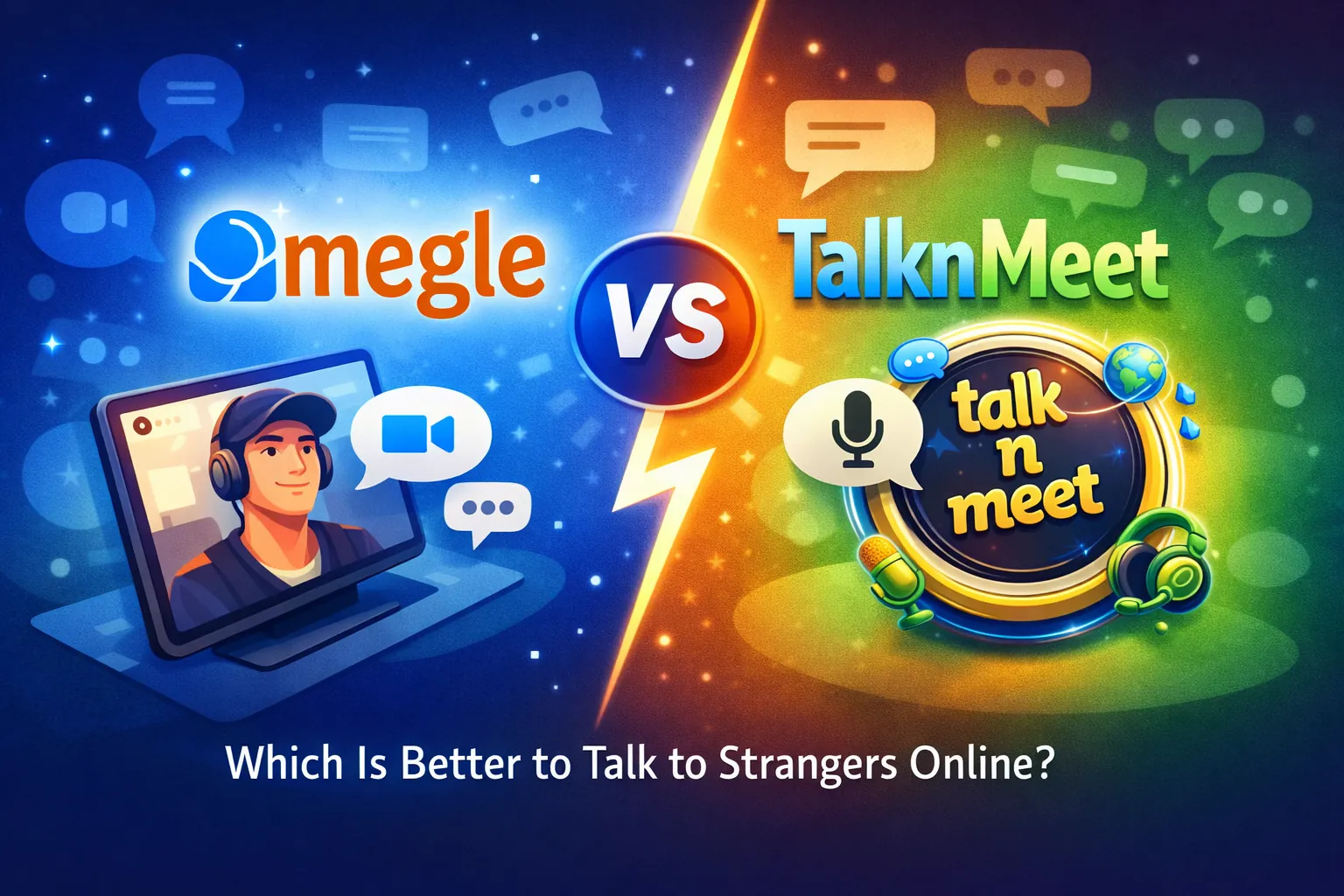 blog-Omegle vs TalknMeet: Which Is Better to Talk to Strange...